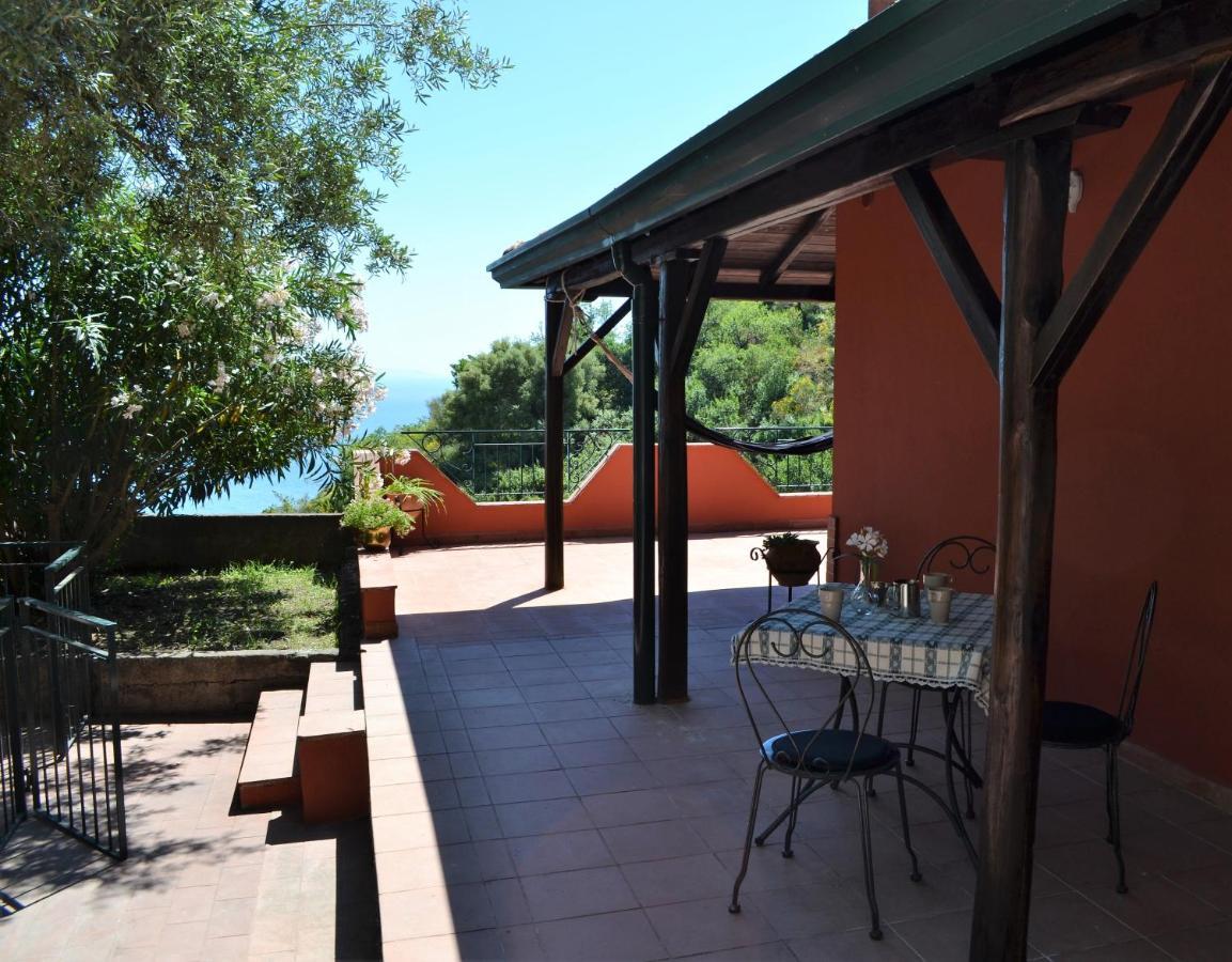 Villa Vittorio - Splendid Panoramic Sea View Terrace Taormina Eksteriør billede